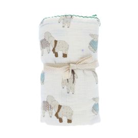 lange en gaze de coton agneaux