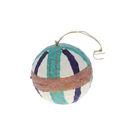 boule graphique vert et terracotta