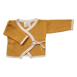 gilet cache coeur jaune moutarde