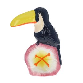 toucan décoratif céramique