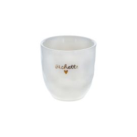 tasse à café coeur doré bichette