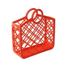 panier en silicone corail