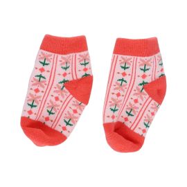 Chaussettes bébé rose Folk d'été