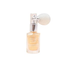 spray pailleté poudre dorée