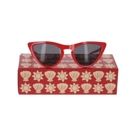 Lunettes de soleil enfant oeil de chat rouge 3-8 ans