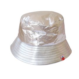 bob enfant métallisé argent
