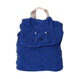 sac à dos enfant velours loup 