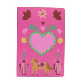 cahier notes rose