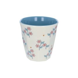 Grand verre en mélamine fleuri - À la cueillette