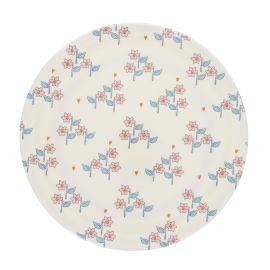 Assiette en mélamine fleurie - À la cueillette