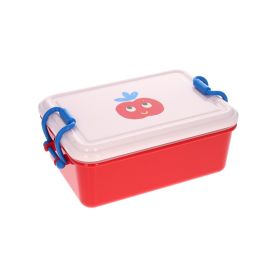 Boîte à goûter pomme rouge - Vichy chéri