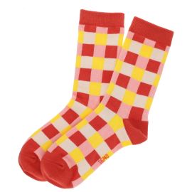 chaussettes femme à carreaux
