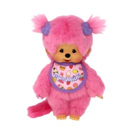 peluche kiki le singe rose frozen fruit