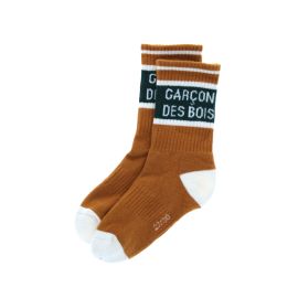 chaussettes marron enfant garçon des bois