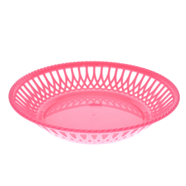 Corbeille médium rose bonbon 