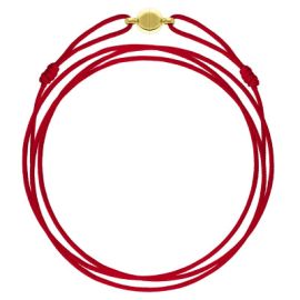 Cordon bordeaux fermoir doré