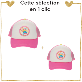 Duo casquette mère fille Dolphin Queen