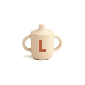 gobelet en silicone bébé lettre L
