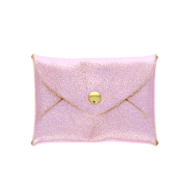 Porte monnaie enveloppe rose