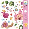 Stickers princesse marguerite 160 pièces