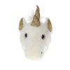 Trophée peluche tête de Licorne pailletée