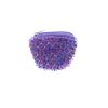 Porte-monnaie perles violet vintage 