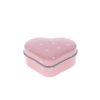 Petite boite métal cœur rose