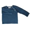 Tricot coton bleu nuit 0-6 mois - Teddy Bear