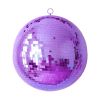 Boule à facettes disco violette 30 cm