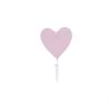 Patere coeur rose