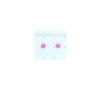 Boucles d'oreilles petites marguerites rose