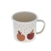 Petit mug émaillé pommes