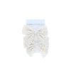 Lot de 2 barrettes à nœud crème à pois 