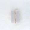 Bracelet chaîne double nacre blanc et doré