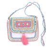 Sac à rabat pompon broderie sequins