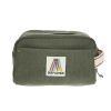 Trousse de toilette en toile kaki