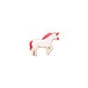 Pins licorne blanche
