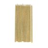 Lot de 12 bougies à paillettes dorées