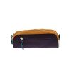 Trousse color block bleu et jaune