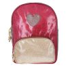 Sac à dos enfant color block paillettes rose