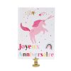 Carte Joyeux Anniversaire licorne