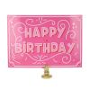 Carte Happy Birthday rose