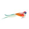 Oiseau à clipser corail multicolore