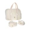 Set à langer pour poupée sherpa blanc - Doux comme un agneau