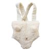Porte poupée sherpa blanc - Doux comme un agneau