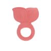Anneau de dentition nœud ruban rose
