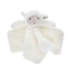 Doudou plat en bouclette blanche - Doux comme un agneau