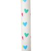 Rouleau de papier cadeau coeurs multicolores