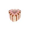 Boite cœur rose peinture graphique