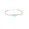 Bracelet tressé petit coeur enfant